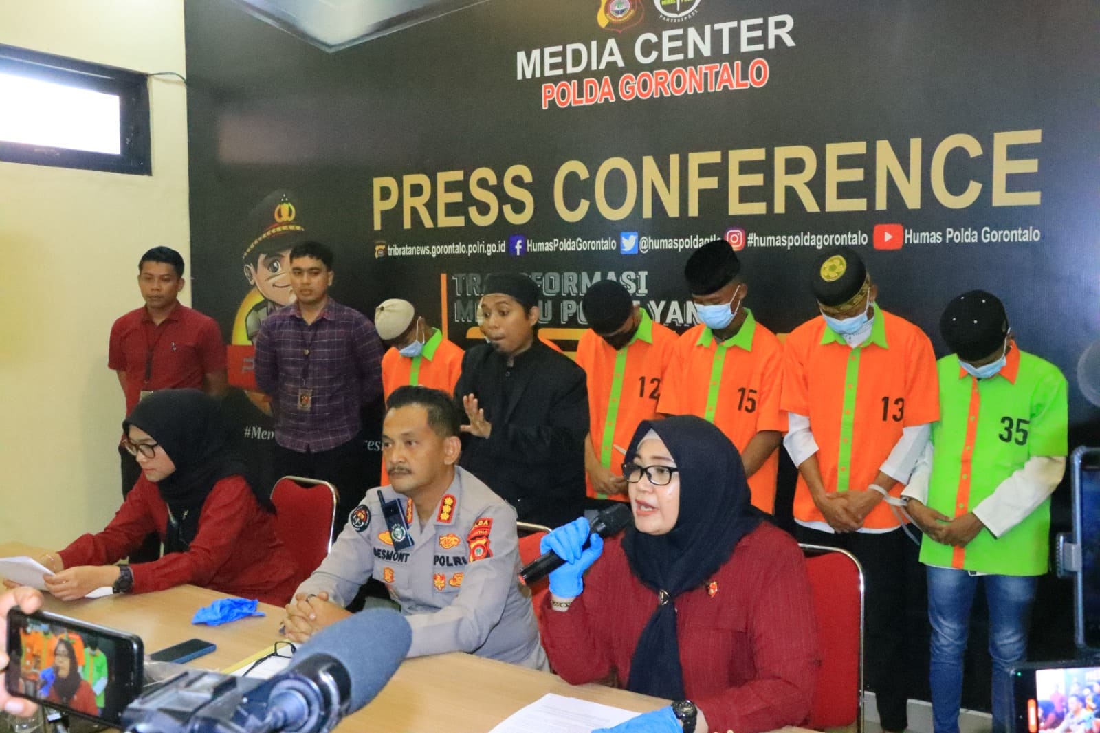 6 Tersangka Kekerasan Seksual Anak di Bawah Umur di Gorontalo di Pidana 15 tahun Penjara
