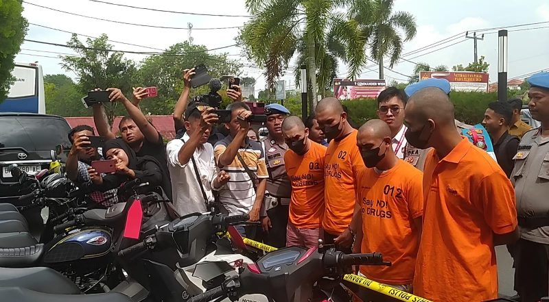 Sindikat Curanmor di Tanjungpinang dan Bintan Dibongkar, Empat Pelaku Ditangkap