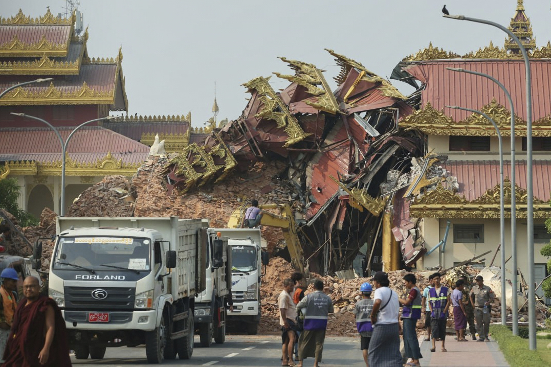 Gempa Dahsyat Guncang Myanmar-Thailand, Korban Tewas Meningkat 1.644 Orang
