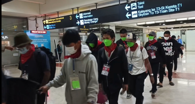 84 WNI Korban Scamming Online Tiba di Indonesia