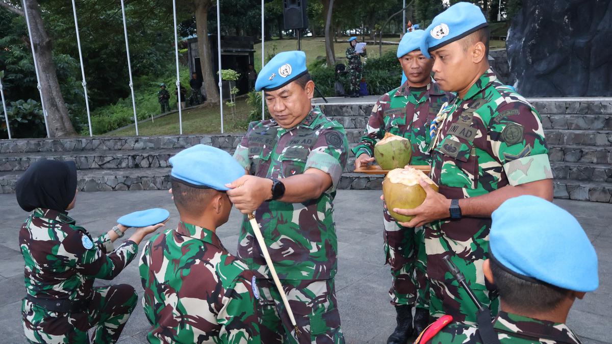 1.117 Prajurit TNI Disematkan Baret Biru, Siap Jalankan Misi Perdamaian PBB di Kongo